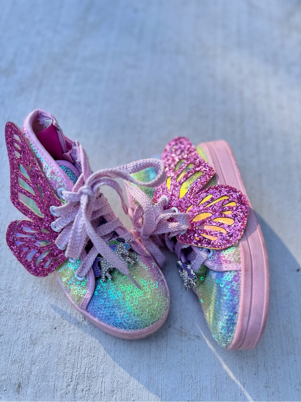 Lola and the boys Butterfly Sneakers size 11C